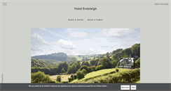 Desktop Screenshot of hotelendsleigh.com