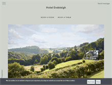 Tablet Screenshot of hotelendsleigh.com